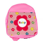Personalised Girl's Floral Rucksack