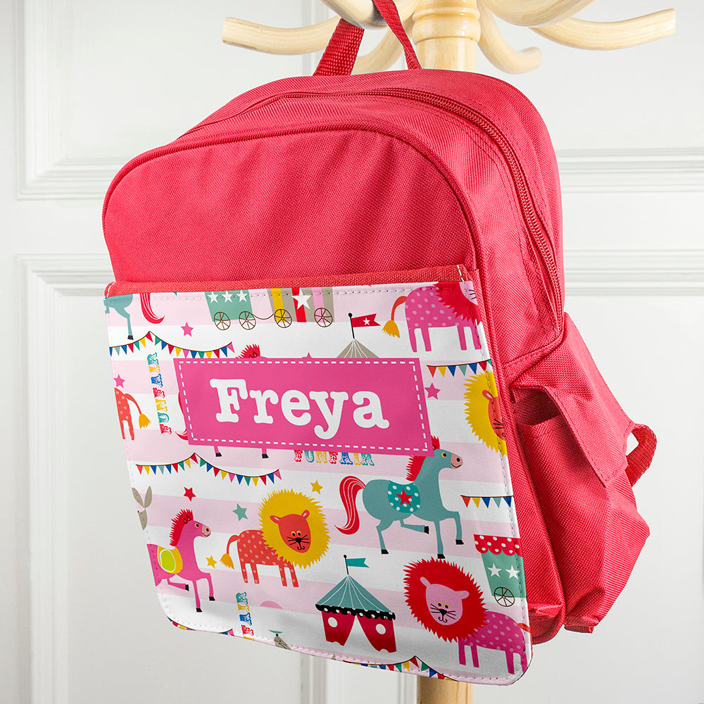 Personalised Circus Rucksack
