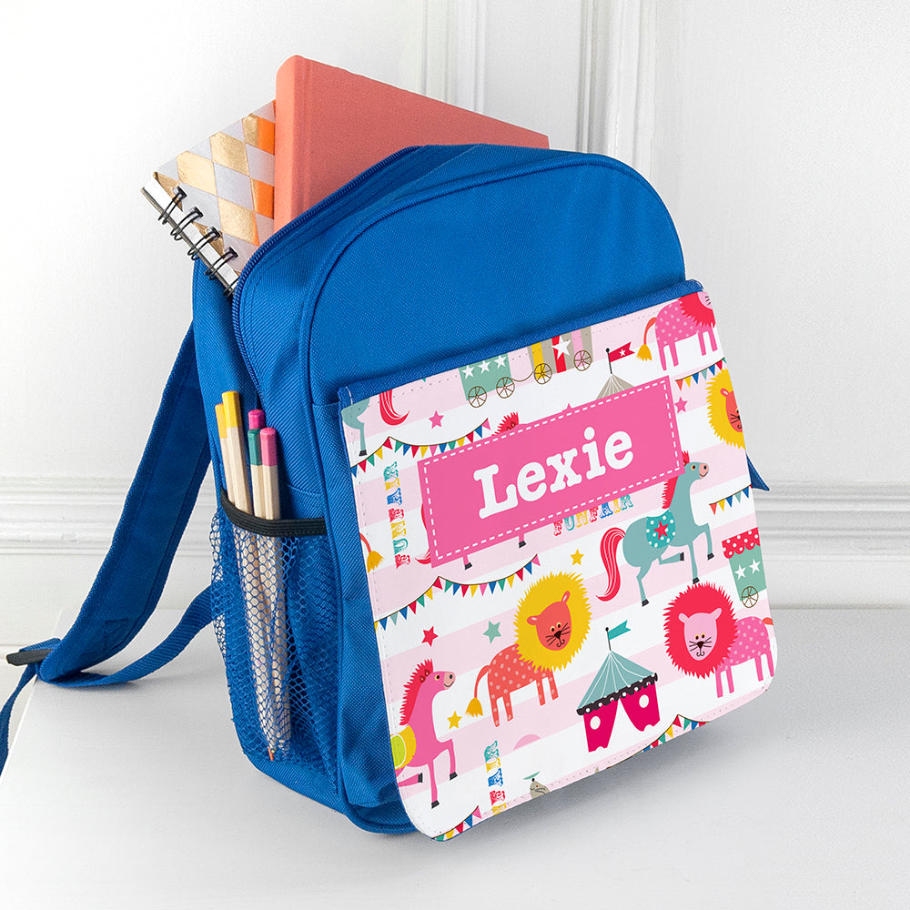Personalised Circus Rucksack