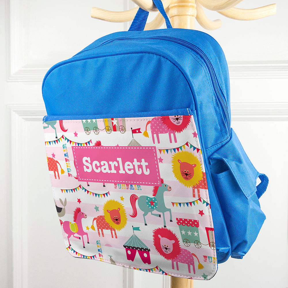Personalised Circus Rucksack