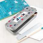 Personalised Boy's Metal Pencil Case Tin