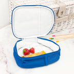 Personalised Circus Themed Blue Lunch Bag