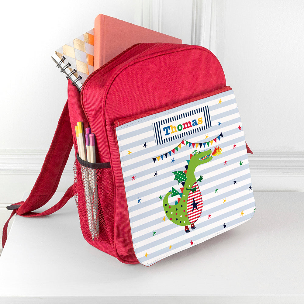 Personalised Children's Dragon Rucksack