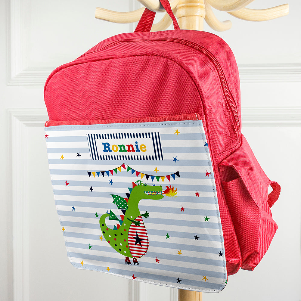 Personalised Children's Dragon Rucksack