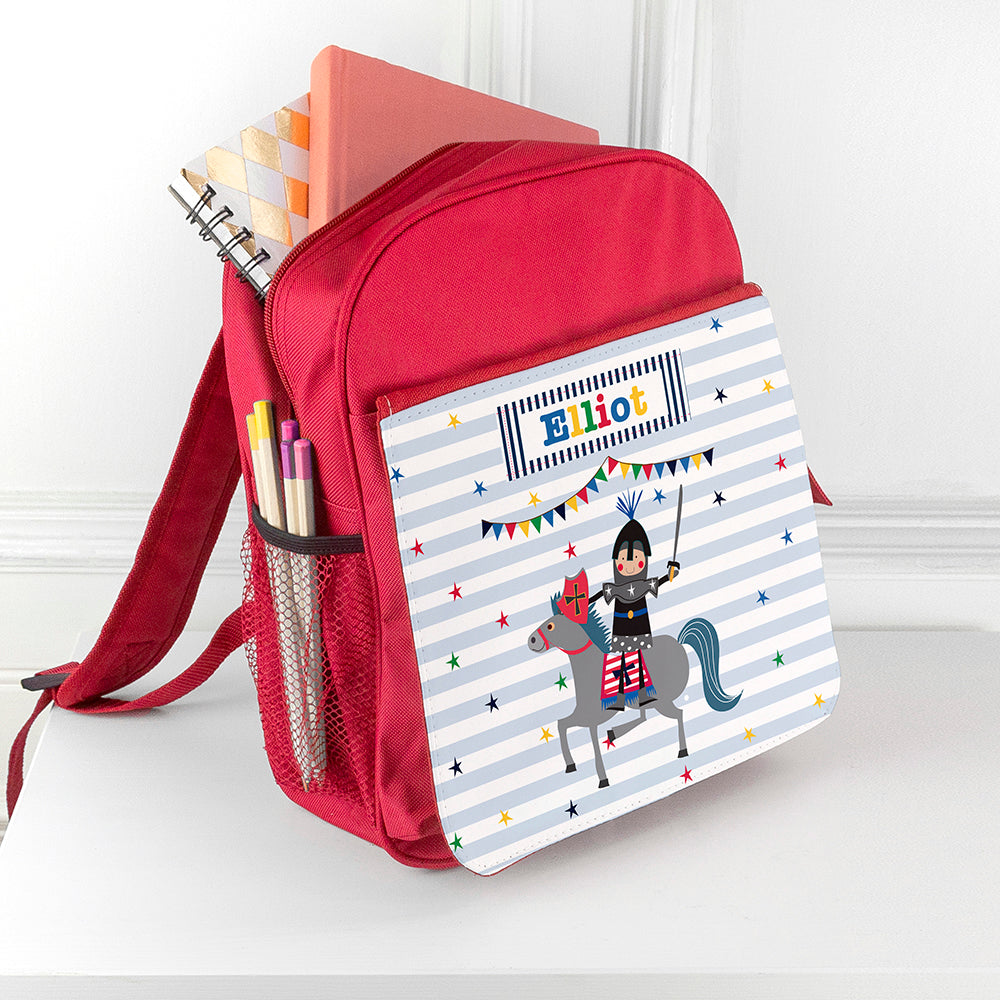 Personalised Children's Noble Knight Rucksack