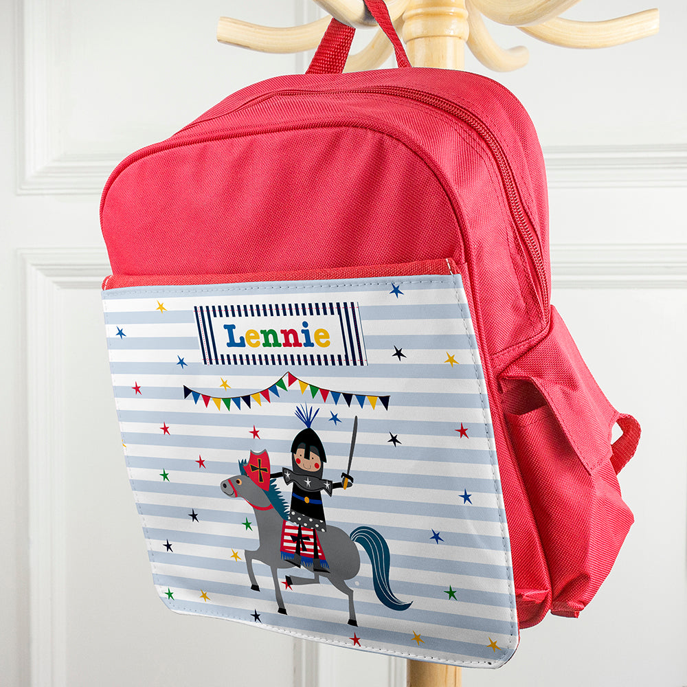 Personalised Children's Noble Knight Rucksack