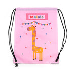 Personalised Children's Giraffe Waterproof Swim Bag