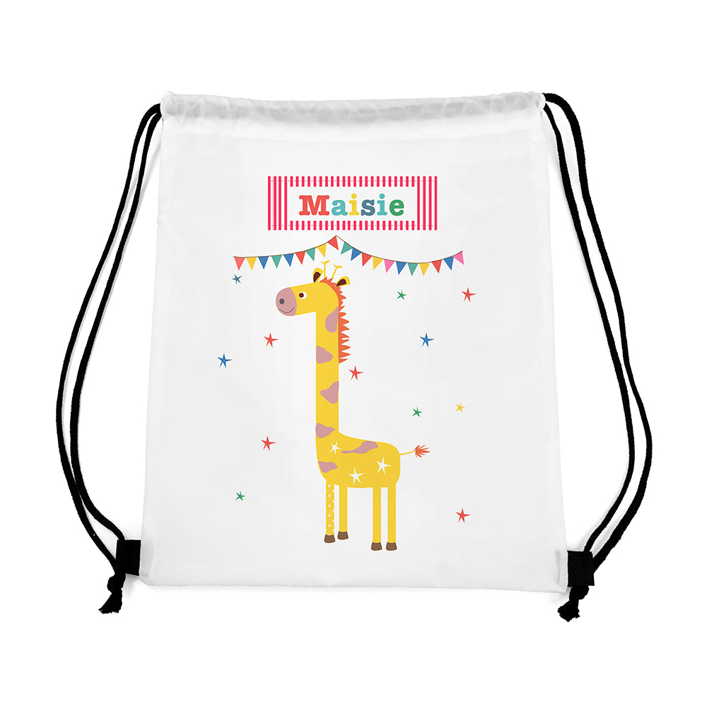 Personalised Children's Giraffe Waterproof Swim Bag