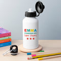 Personalised Child's Powered By Water Bottle