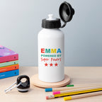 Personalised Child's Powered By Water Bottle