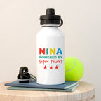 Personalised Child's Powered By Water Bottle