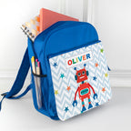 Personalised Boy's Robot Rucksack