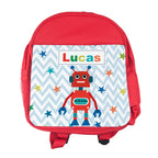 Personalised Boy's Robot Rucksack