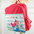 Personalised Girl's Mermaid Rucksack