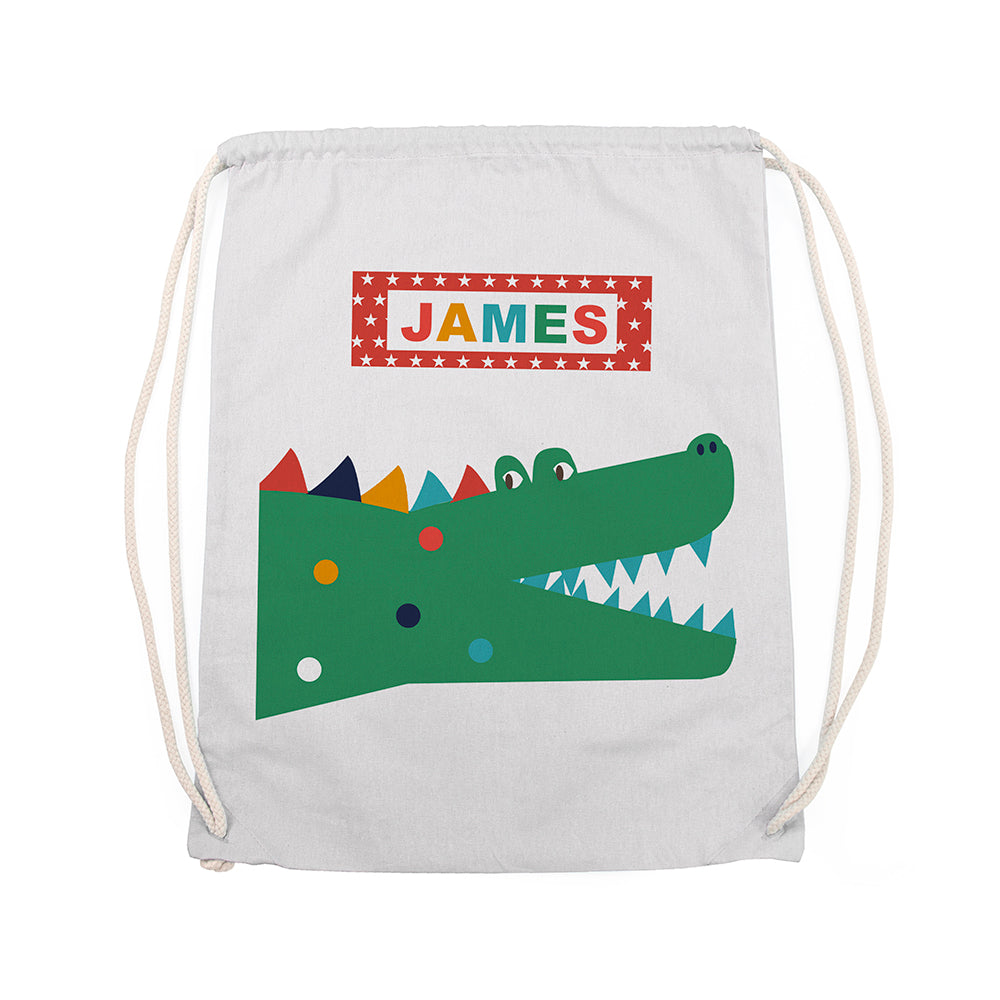 Personalised Crocodile PE Kit Bag