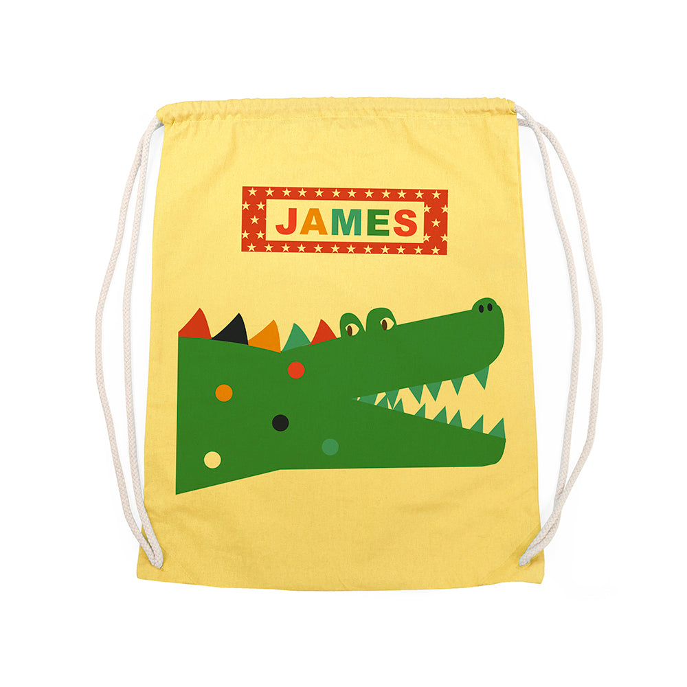 Personalised Crocodile PE Kit Bag