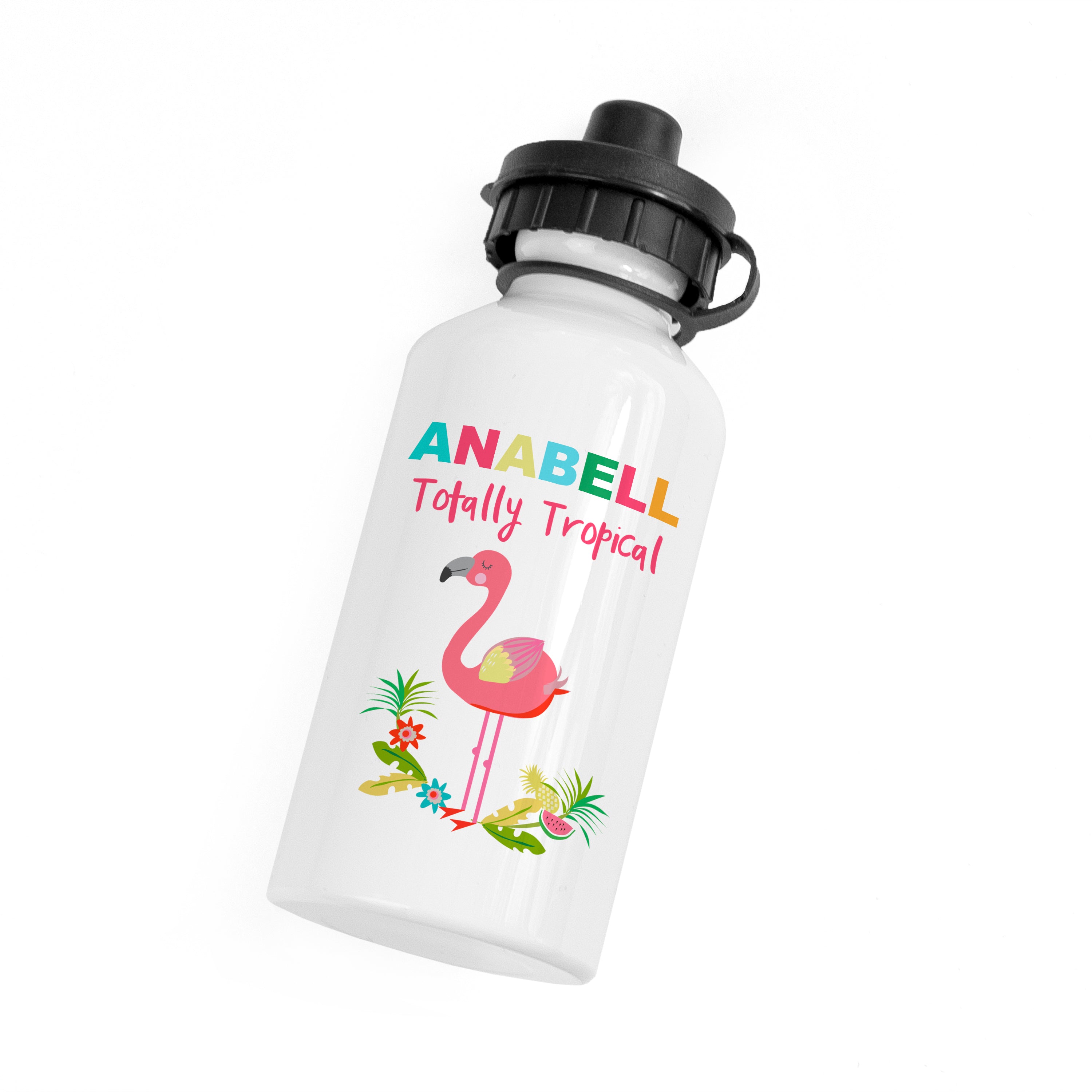Personalised Flamingo Water Bottle