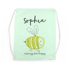 Personalised Kid's Buzzing Bee Nursery Bag