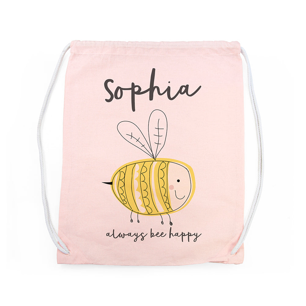 Personalised Kid's Buzzing Bee Nursery Bag