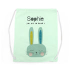 Personalised Kid's Rabbit PE Kit Bag