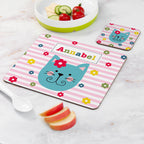 Personalised Girl's Placemat Set
