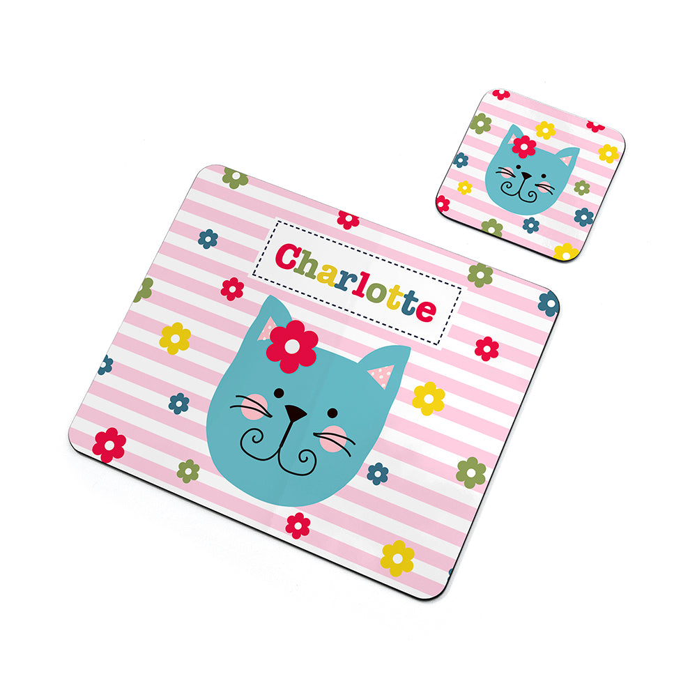 Personalised Girl's Placemat Set