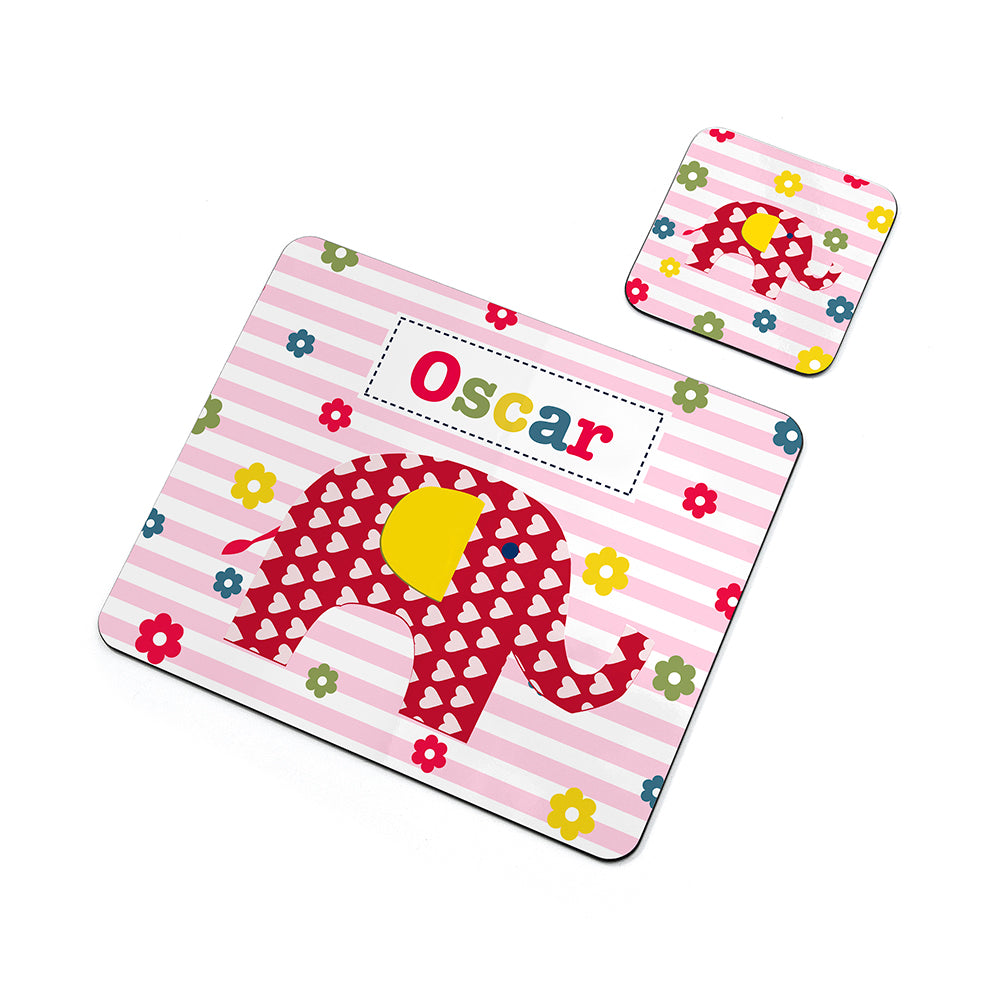 Personalised Girl's Placemat Set