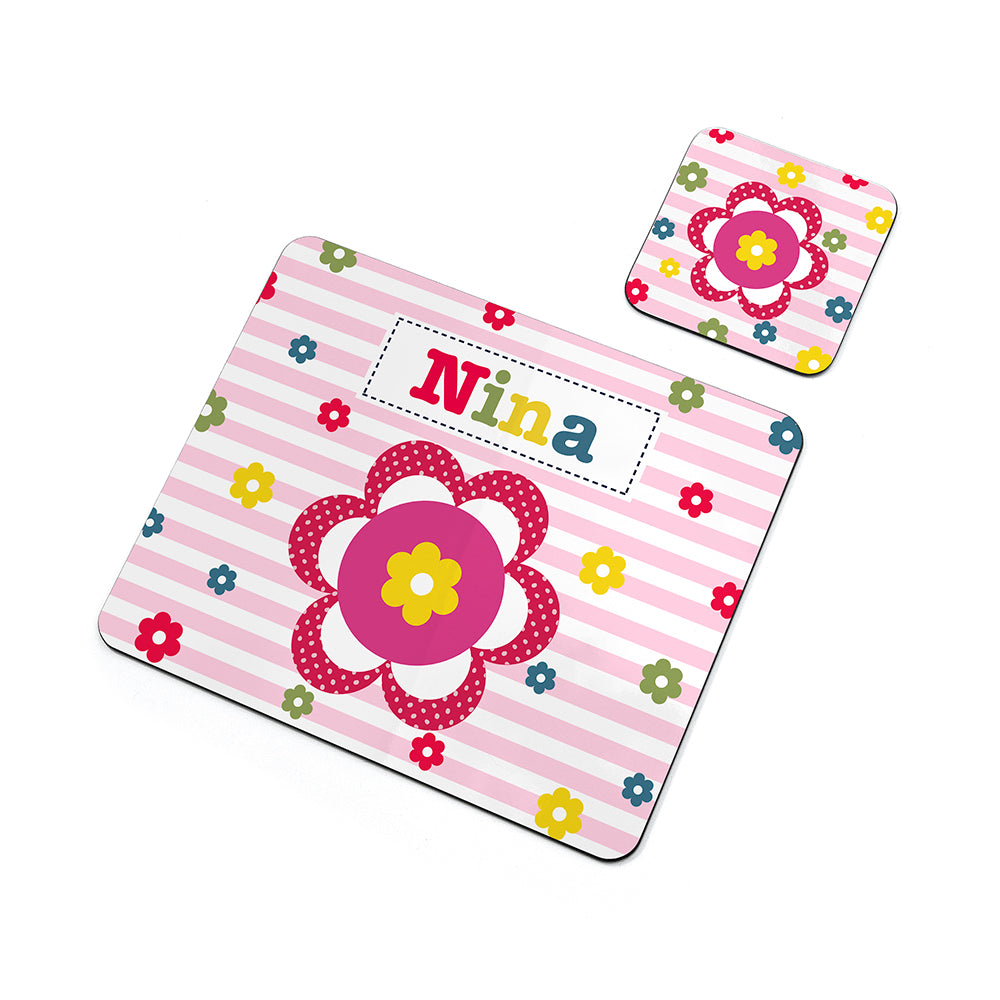 Personalised Girl's Placemat Set