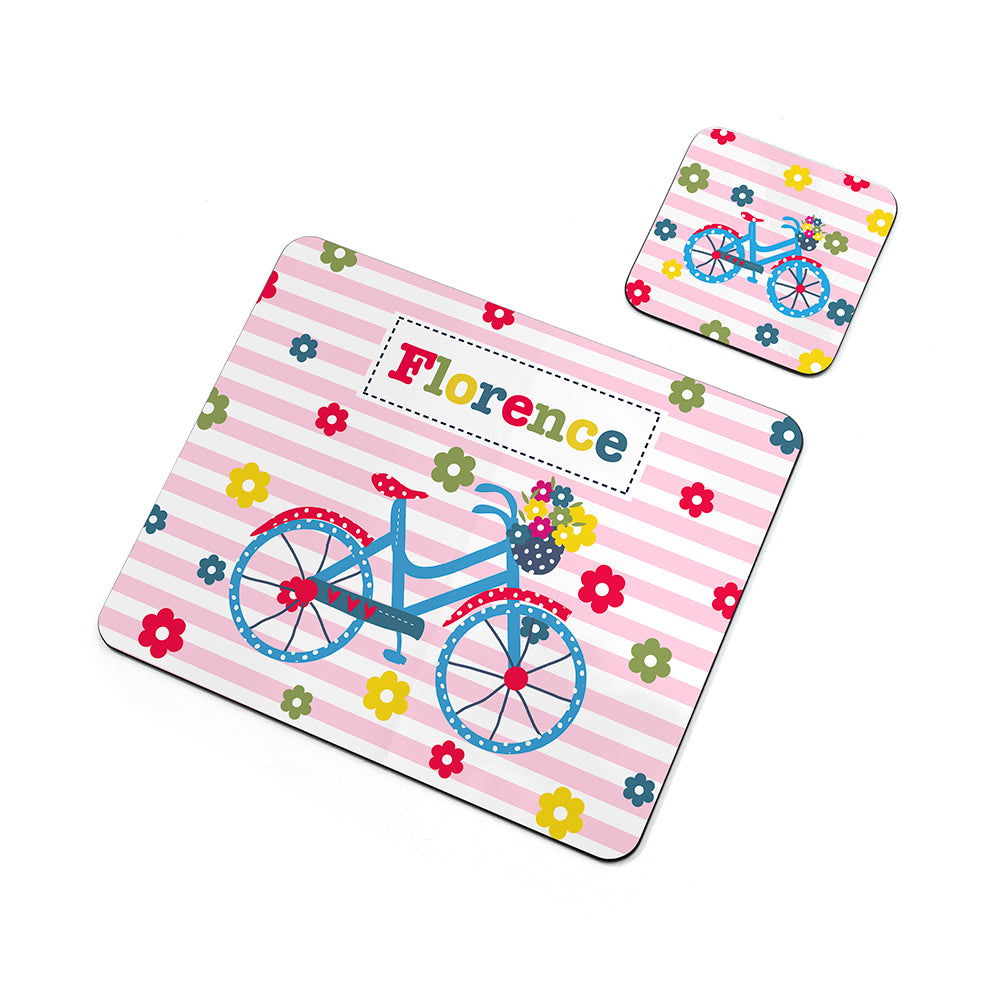 Personalised Girl's Placemat Set