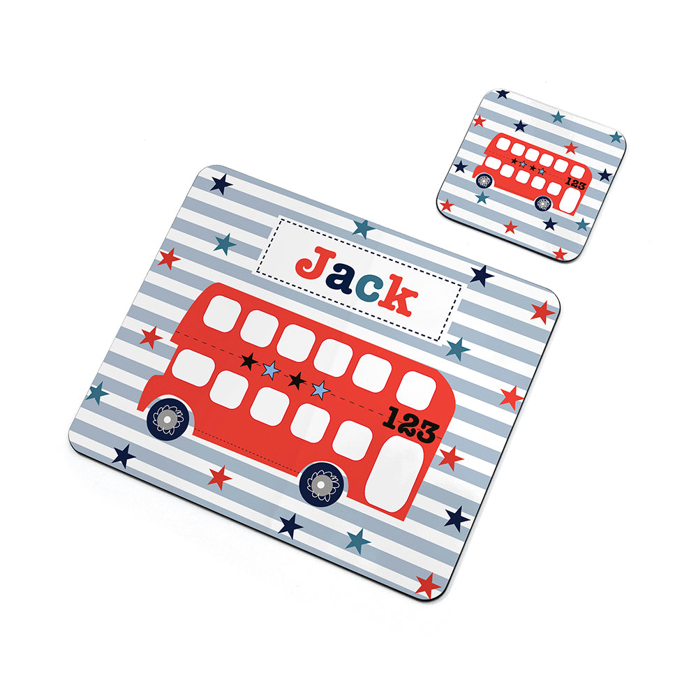 Personalised Boy's Placemat Set