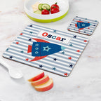 Personalised Boy's Placemat Set