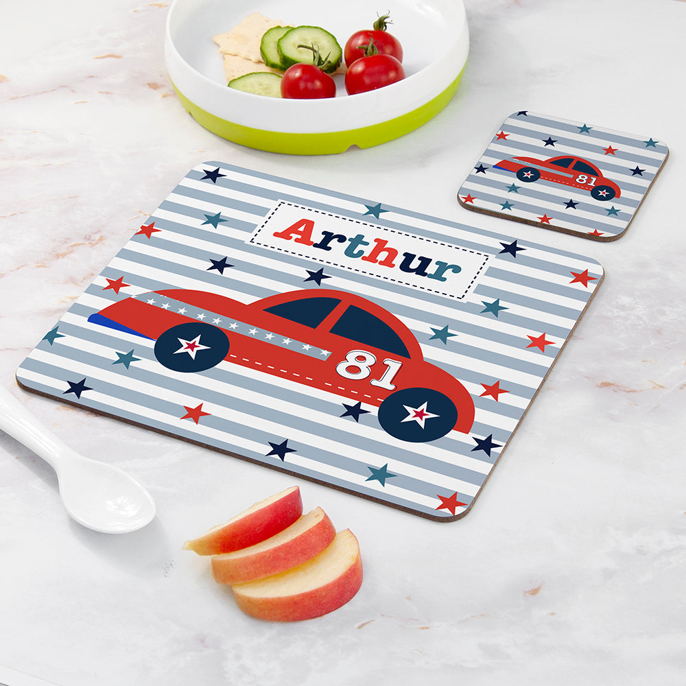 Personalised Boy's Placemat Set