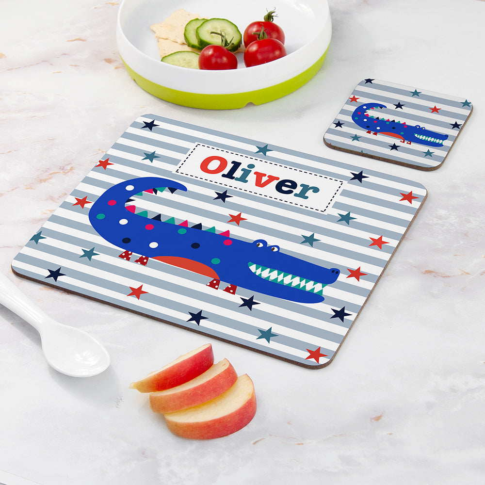 Personalised Boy's Placemat Set