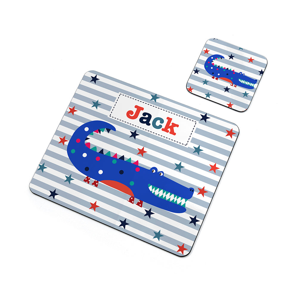 Personalised Boy's Placemat Set