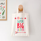 Personalised Big Sister Mini Tote Bag