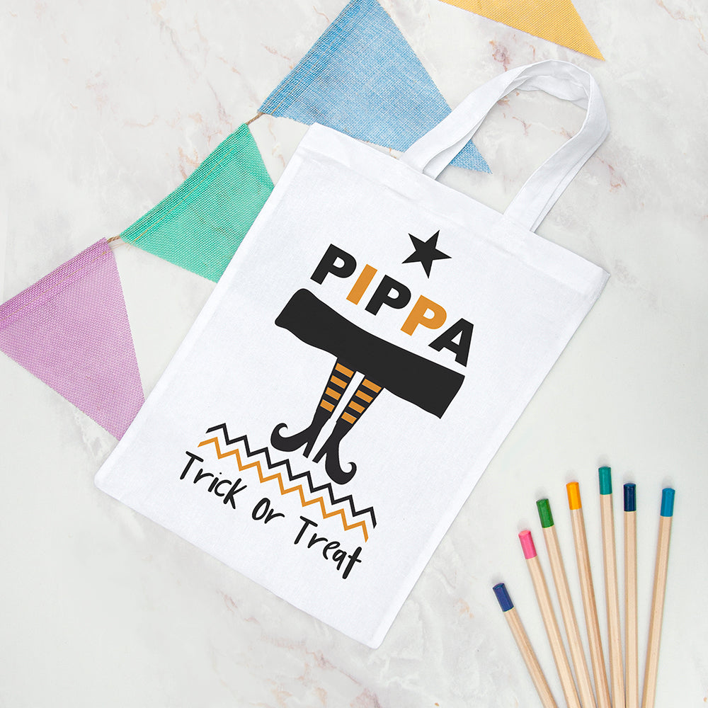 Personalised Halloween Trick or Treat Bag