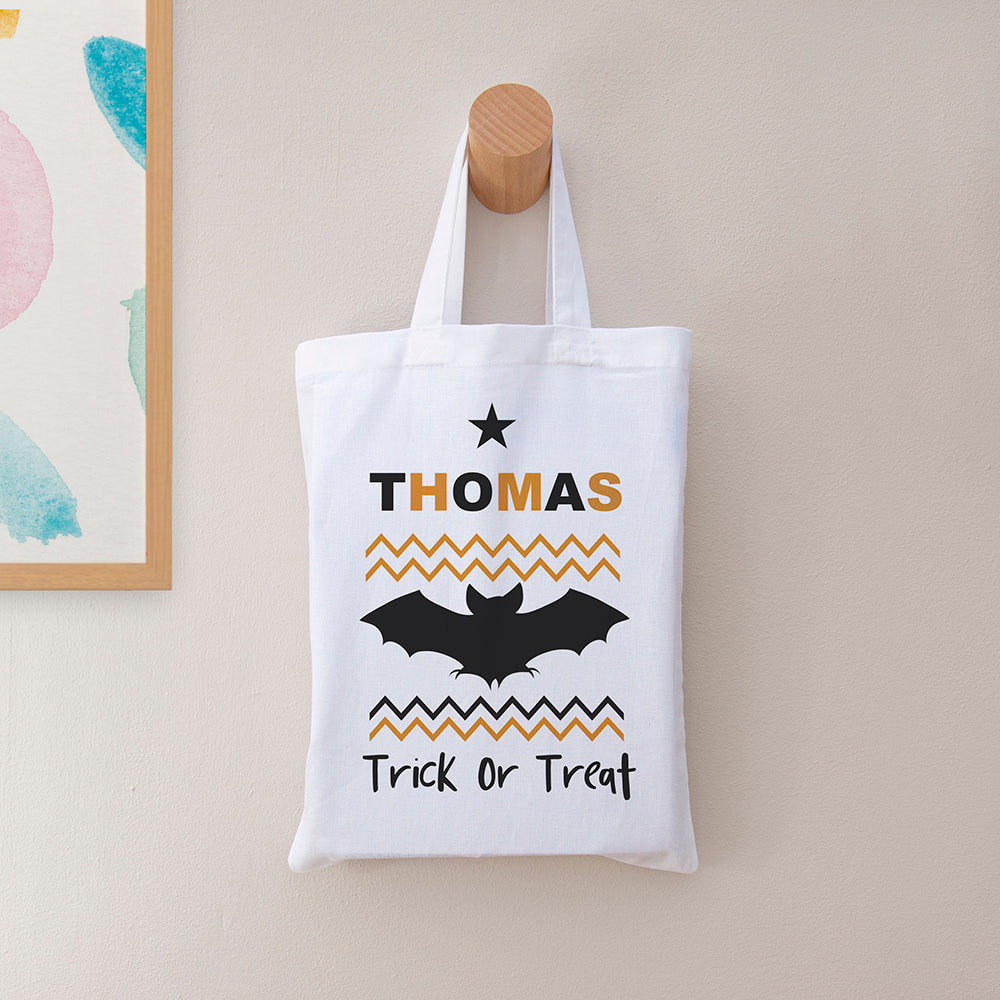 Personalised Halloween Trick or Treat Bag