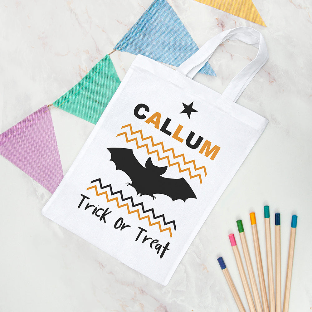 Personalised Halloween Trick or Treat Bag