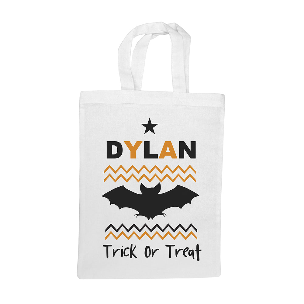 Personalised Halloween Trick or Treat Bag
