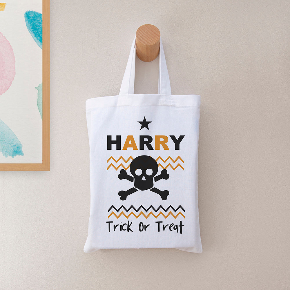 Personalised Halloween Trick or Treat Bag