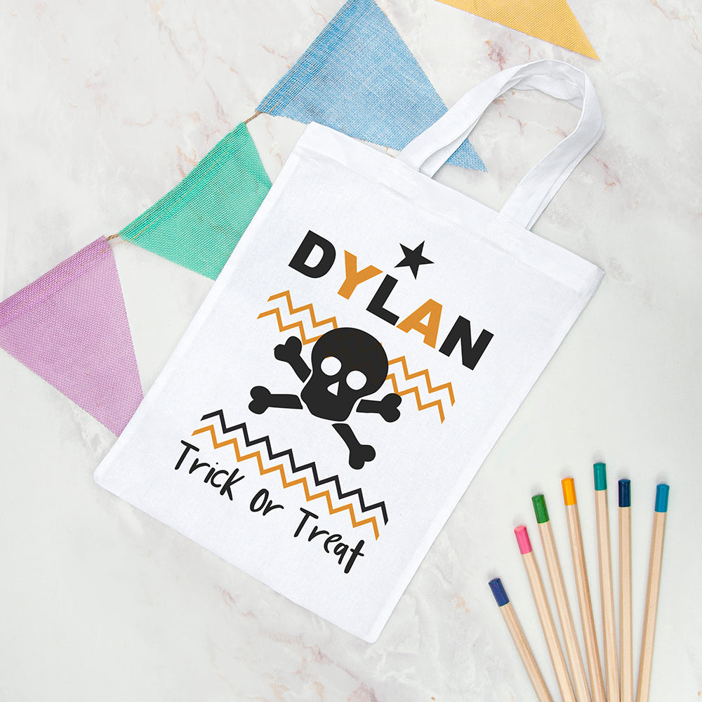 Personalised Halloween Trick or Treat Bag