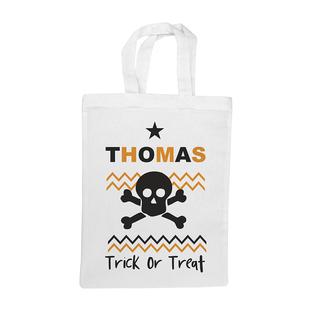 Personalised Halloween Trick or Treat Bag