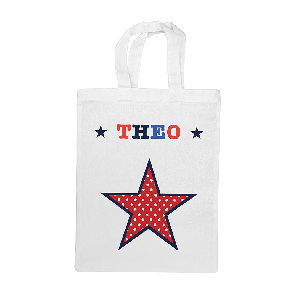Personalised Boy's Fabric Party Bag