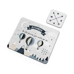 Personalised Children's Hot Air Balloon Placemat Set