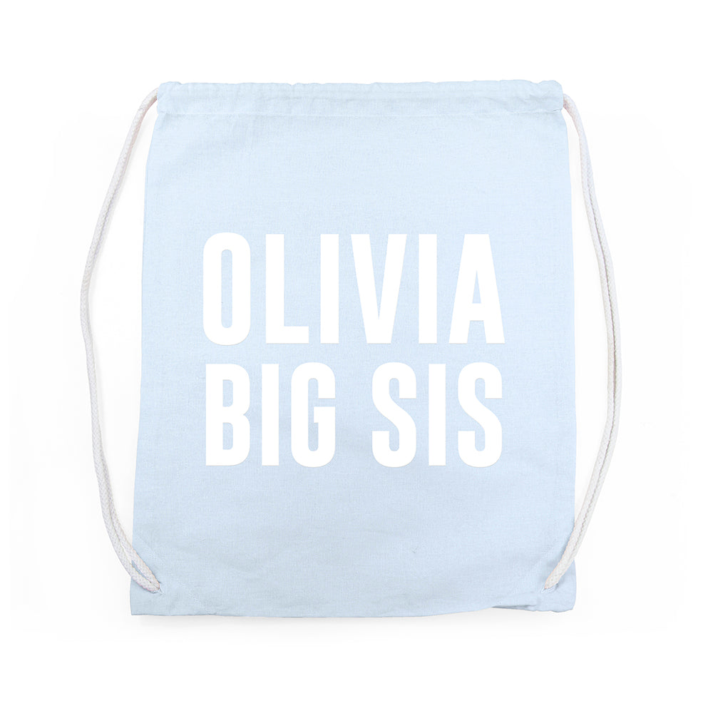 Girl's Personalised Sister Gym Bag