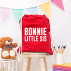 Girl's Personalised Sister Gym Bag