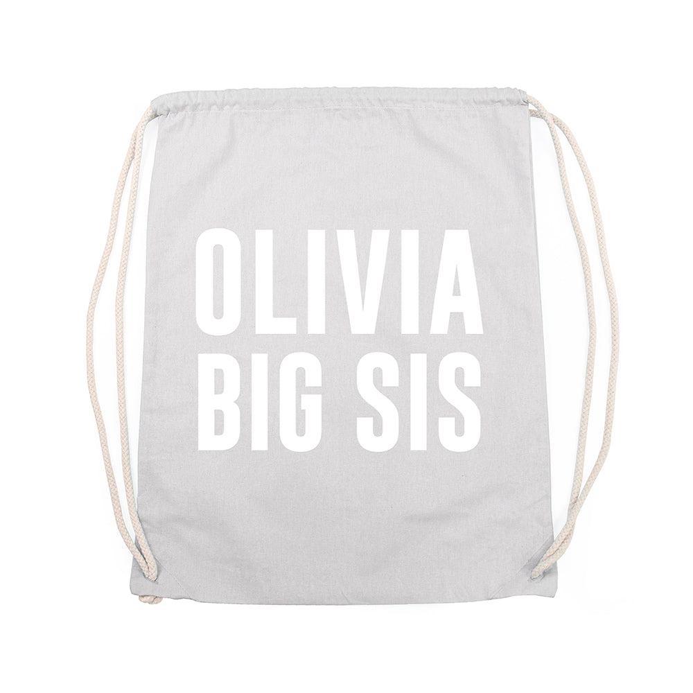 Girl's Personalised Sister Gym Bag
