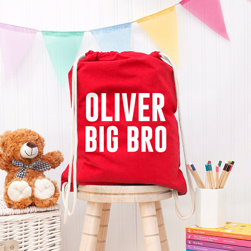 Boy's Personalised Brother Gym Bag