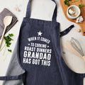 Personalised Blue Denim Cooking Apron