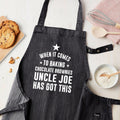 Personalised Grey Denim Baking Apron